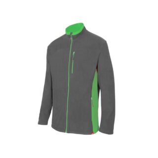 VELILLA - VELILLA CHAQUETA POLAR BICOLOR 201504 GRIS/VERDE LIMA 08/25 TALLA L