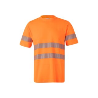VELILLA - VELILLA CAMISETA ALGODÓN MC RS 305508 NARANJA FLÚOR 19 TALLA 2XL