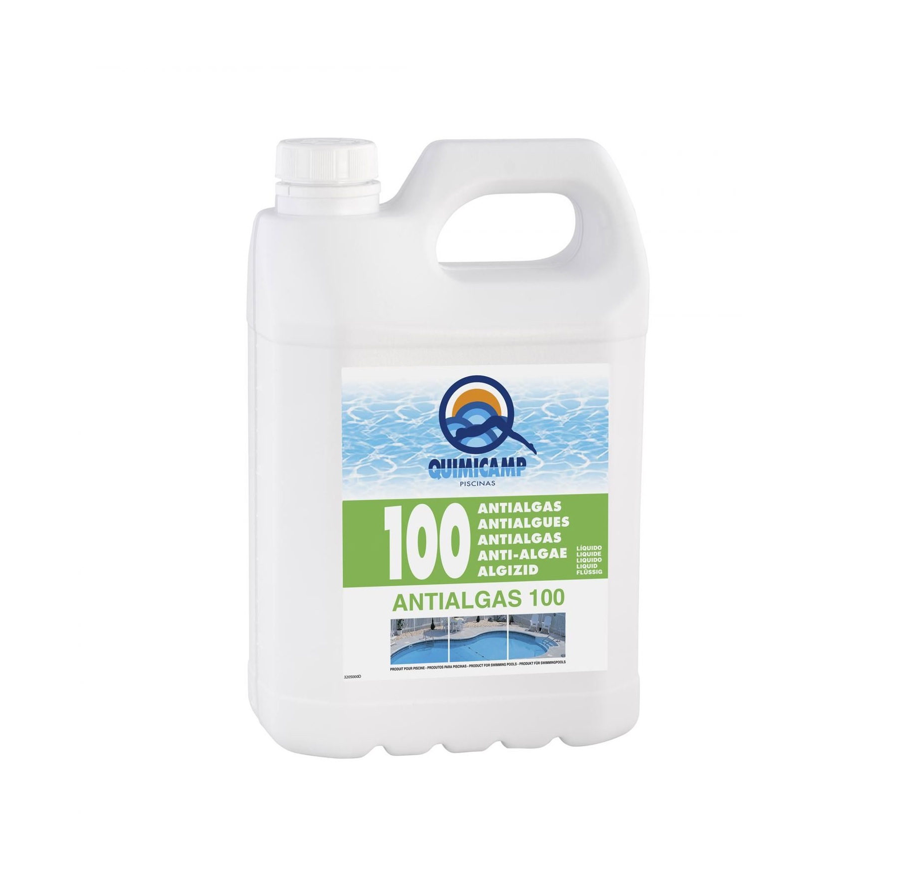 PRODUCTOS QP - PI QUIMICAM ANTIALGAS PISCINA 5 LTS