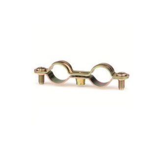 INDEX - Abrazadera doble M6 AB-D6 12mm bicromatado
