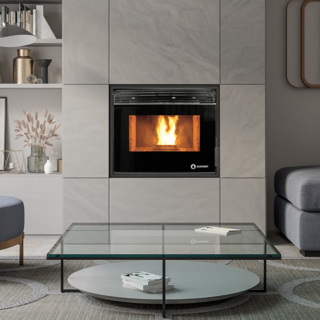ECOFOREST - ESTUFA PELLET ECOFOREST CORDOBA 12KW INSERTABLE