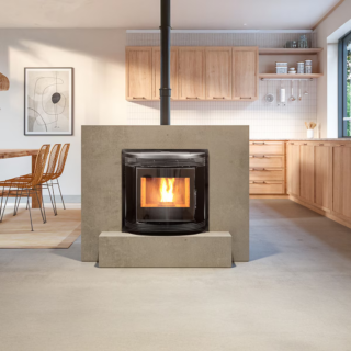 ECOFOREST - ESTUFA PELLET ECOFOREST ECO II MINI 9KW INSERTABLE