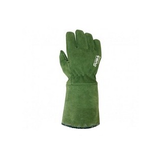JUBA - Guante térmico serraje ignifugo verde